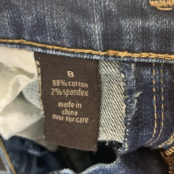 The Limited Blue Slightly Distressed Women's Jean Pants Size 8 - Picture 8 of 9